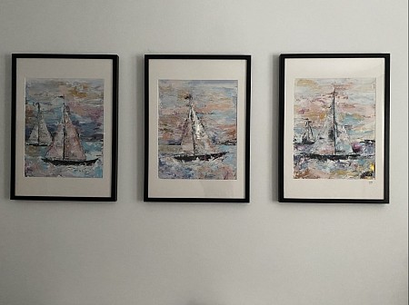 I am saling geschilderd door Imke de Vries