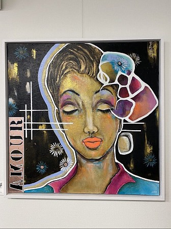 Amour geschilderd door Imke de Vries